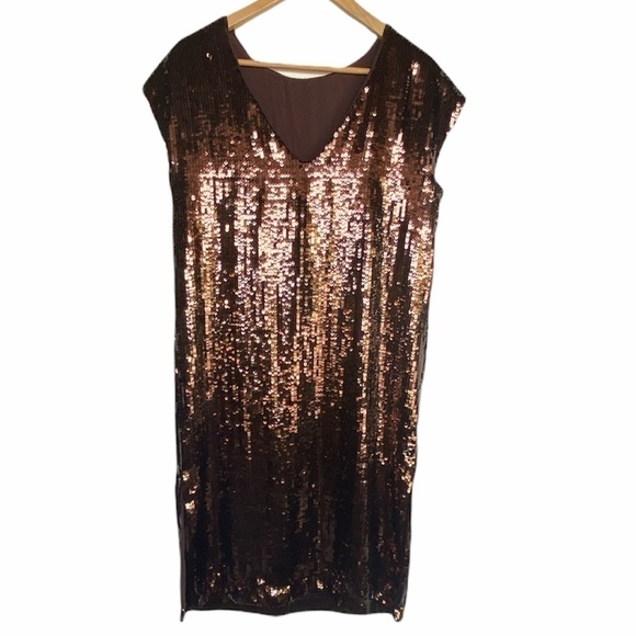 Anthropologie Maeve Kara Sequined Mini Dress - Picture 4 of 9